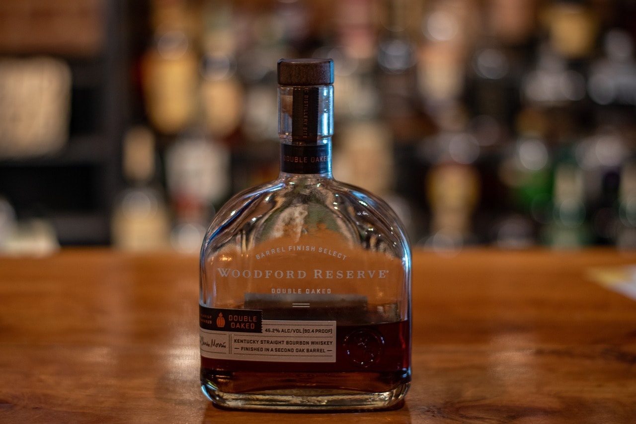 Woodford Reserve bourbon bottle